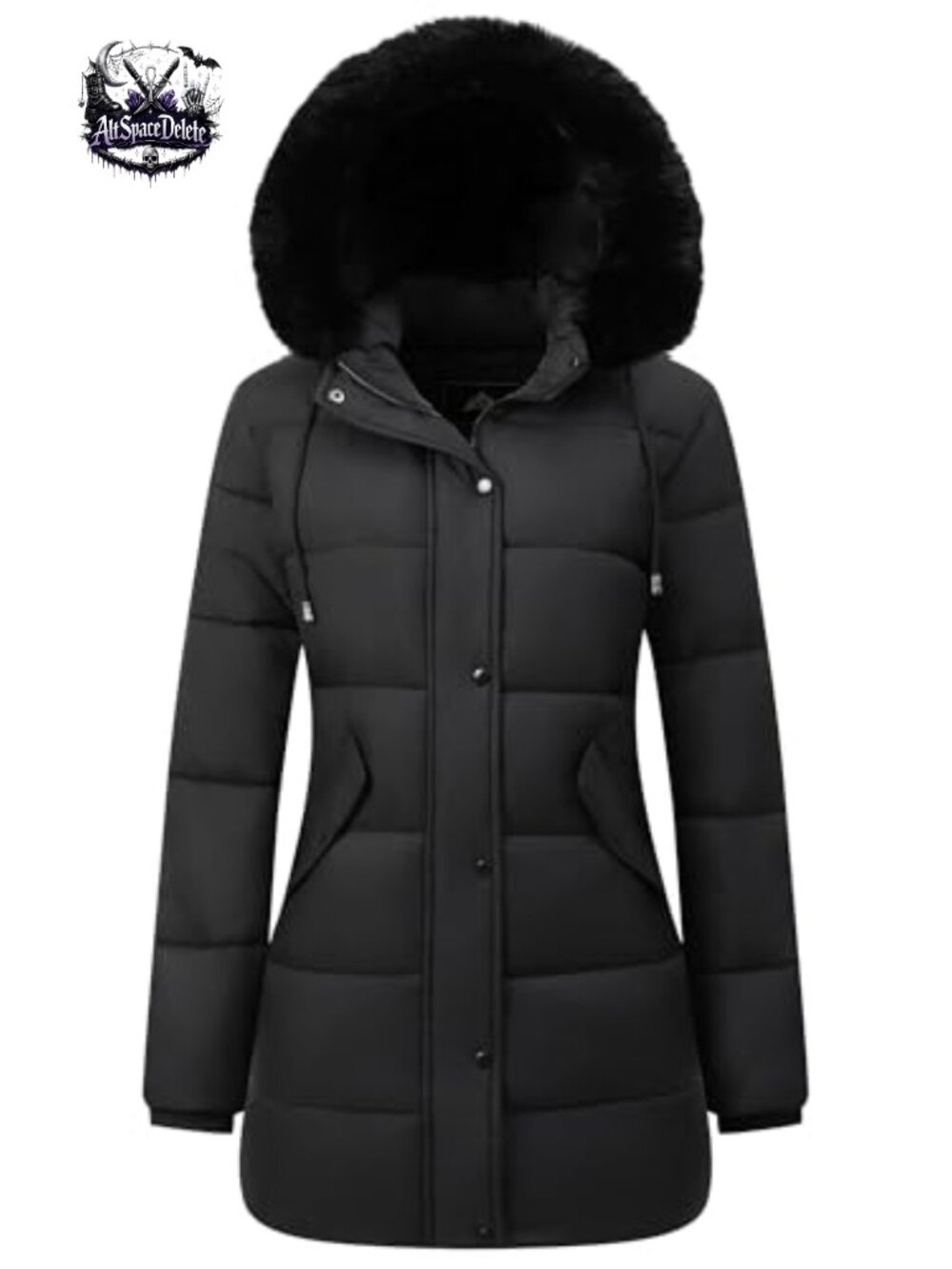 Women's Long Waterproof Parka Warm Windproof Winter Coat